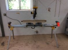 Dewalt 12" diameter sliding compound mitre saw, mn DW708, 4000 rpm, 120 volt, 1 phase, with mitre sa