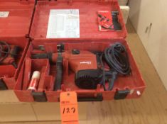 Hilti heavy duty Combihammer, mn TE56 with case