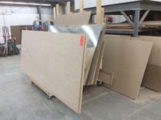 Lot of asst plywood, plywood cuts, and misc lumber