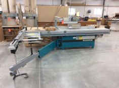 2001 Martin 16" diameter sliding table saw, mn T72A, sn V418697, 2800-5500 rpm, 480 volt, 3 phase, w