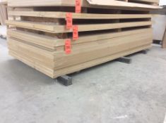 Lot of (13) 4' x 8' x 1 1/4" MDF