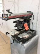 Sears Craftsman 10" diameter radial arm saw, mn 113.199250, 3450 rpm, 120/240 volts, 1 phase, with d