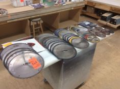 Lot of (+/- 50) asst saw blades