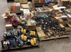 Lot of asst valves including Brass valves, gate valves, butterfly valves, shut offs, etc