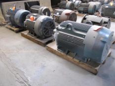 Lot of (3) assorted 150 hp motors