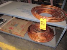 Lot of copper tubing