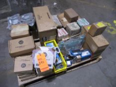 Lot assorted Allen Bradley, Rosemount, Namco, Honeywell and Asco items on (1) pallet