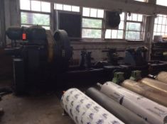 Van Dyck Churchill lathe, s/n NA, 60" x 17' between center, tail stock, compound slide table, center