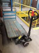 5000 lb capacity pallet jack and platform truck (LATE PICKUP)