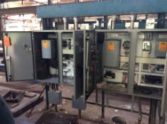 Lot of (2) electrical panels with contents