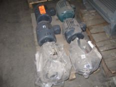 Lot of (6) assorted motors including: (2) 3 hp, and (4) 2 hp