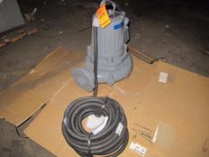 FLYGT submersible pump, 7/5 hp, 230 volt, new