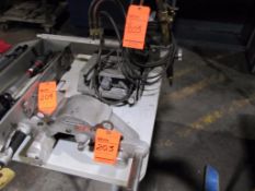 Lot tools including: (1) Victor m/n VMC 200 track welder, and (1) Dynangle II 2" pneumatic belt sand