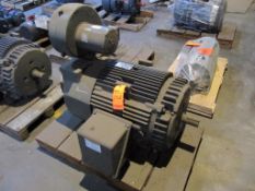 GE 100 hp motor, 1790 RPM, frame 405TS with blower attachment