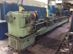 Leblonde lathe, sn NE6487, 30" x 20' between center, 16-1010 spindle speeds, with tail stock, compou