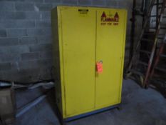 Justrite m/n 25452 flammable cabinet, 45 gal., self-closing doors