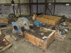 Lot of misc. pumps and pump parts on (21) pallets