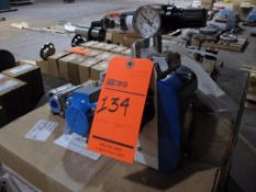 Vac m/n V200 positioner with 1" stainless valve and actuator, (new)