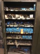 Lot of asst tooling including taps, wrenches, arch punches, sockets, etc Contents of 1 cabinet and 1