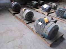 Lot of (3) assorted 60 hp motors