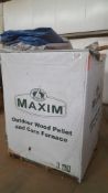 2008 Central Maxim M175 wood pellet/corn hydronic 175,000 BTU outdoor boiler furnace, SN 16385 (new