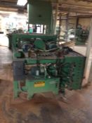 Custom hydraulic cut, chuck, and bore, bow making machine, 550 volts, 3 phase