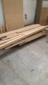 Lot of assorted molding and Oak boards
