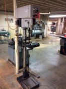 Delta X5 15" pedestal drill press with variable speed drive, .75HP, 115/230 volts, 10/5 amps, 1 phas