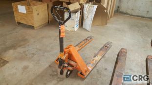 Zenith hydraulic pallet jack, 5500 lb. capacity, 27" X 48" forks