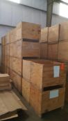 Lot of (32) 32" X 24" X 22" high wood crates