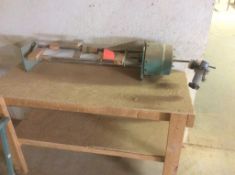 Bench type, custom pneumatic clamping device