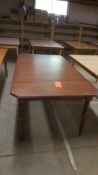 Dining room table, 42" X 60" solid maple, extends to 78" (New)