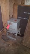 Lot includes Westinghouse electrical control box and Aerovox Transformer, the Transformer is 240 vol