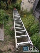40' heavy duty aluminum extension ladder