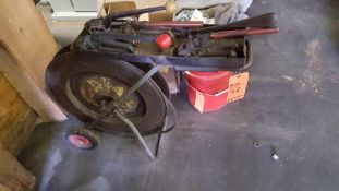 portable metal strapping/banding unit with tools and clips