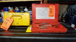 Lot of assorted specialty tools, including lube accessories kit, internal-external retaining ring pl