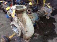 Goulds pump with SS casing, m/n 3175, 8" x 10" x 22"