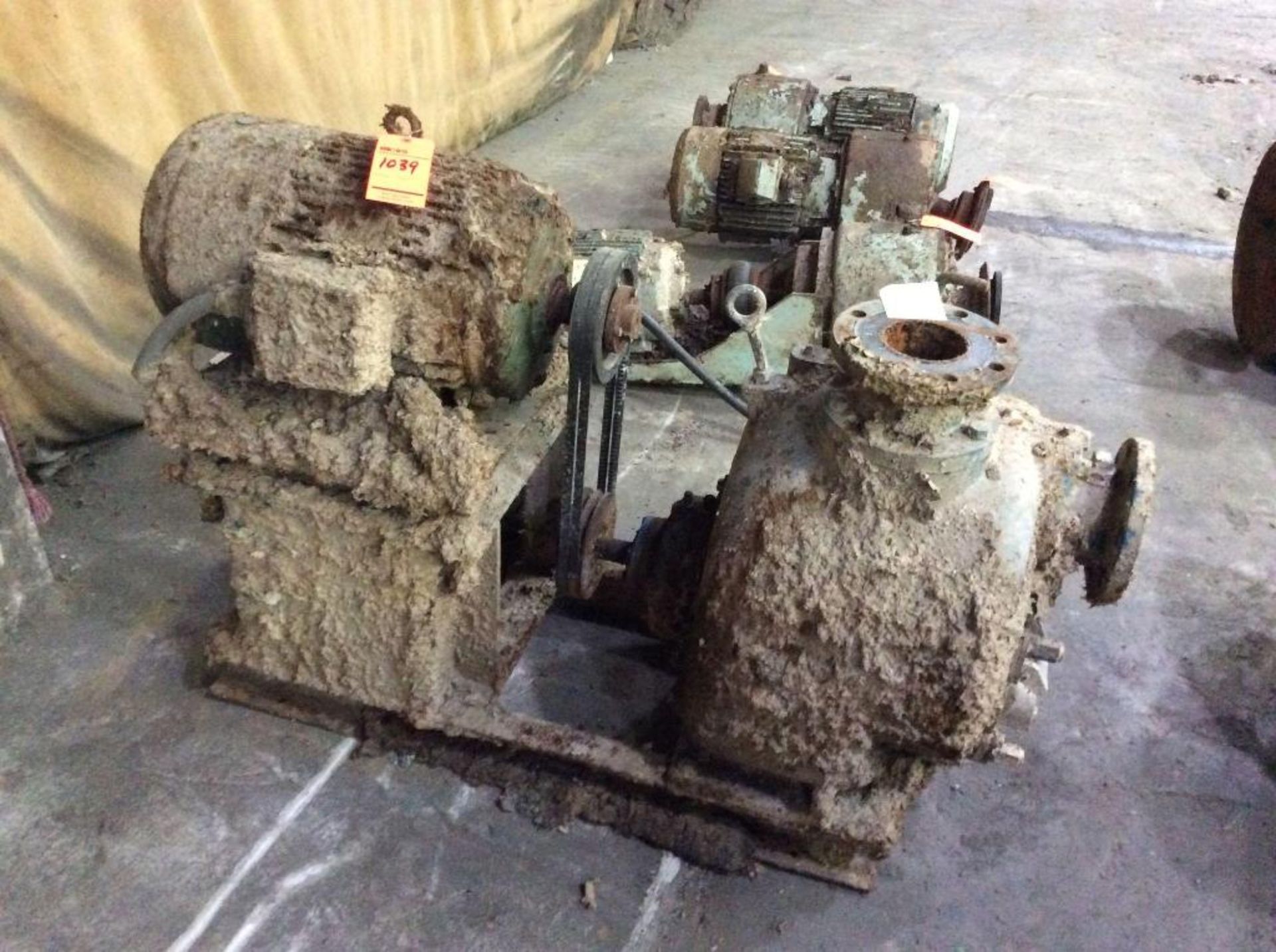 GR scavenger pump, L-series self priming, with approx. 20 hp. motor