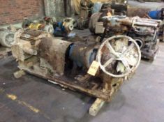 Goulds centrifugal pump, m/n 3405, with 50 hp. motor