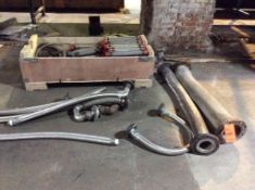 Lot of asst. stainless steel hose