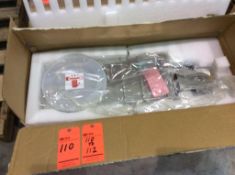 VAT 8" stainless steel gate valve with pneumatic actuator (NEW), M/N 10846-TE44-0005-0012