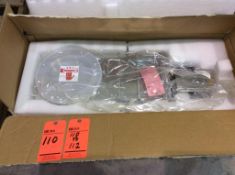 VAT 8" stainless steel gate valve with pneumatic actuator (NEW), M/N 10846-TE44-0005-0012