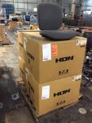 Lot of (4) HON upholstered chairs (NEW IN BOXES)
