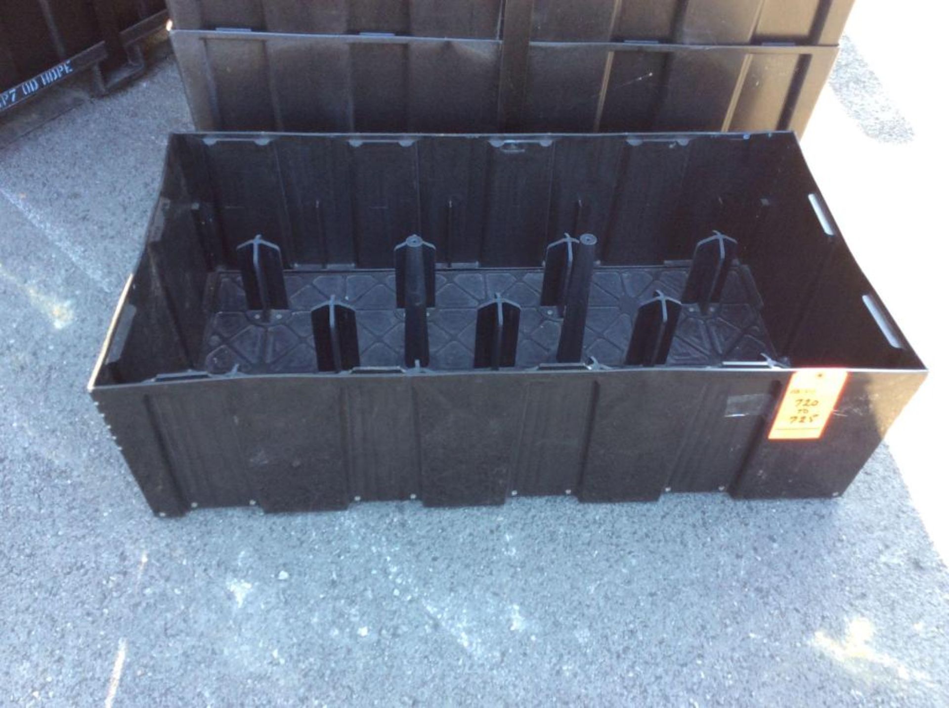 Lot of (+/-260) 44" x 23" x 12" deep plastic storage crates