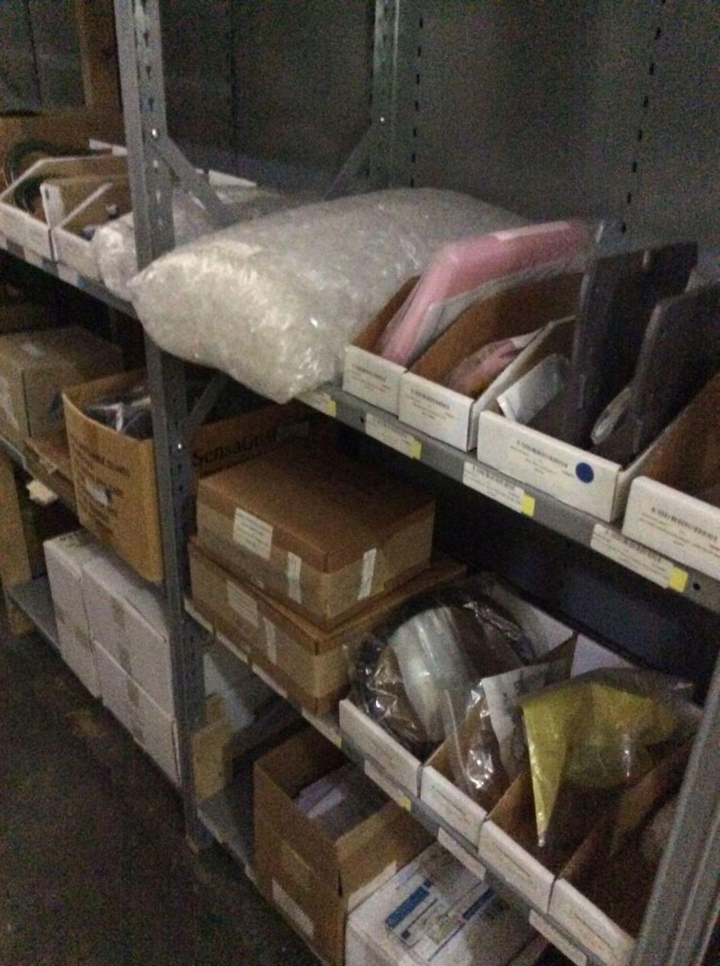 Lot of asst parts and components, contents of 4 rows of shelving (SHELVING NOT INCLUDED) - Image 7 of 13