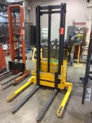 Multiton 2200 lb capacity walk behind forklift, electric with built in charger, mn SW22, 120"