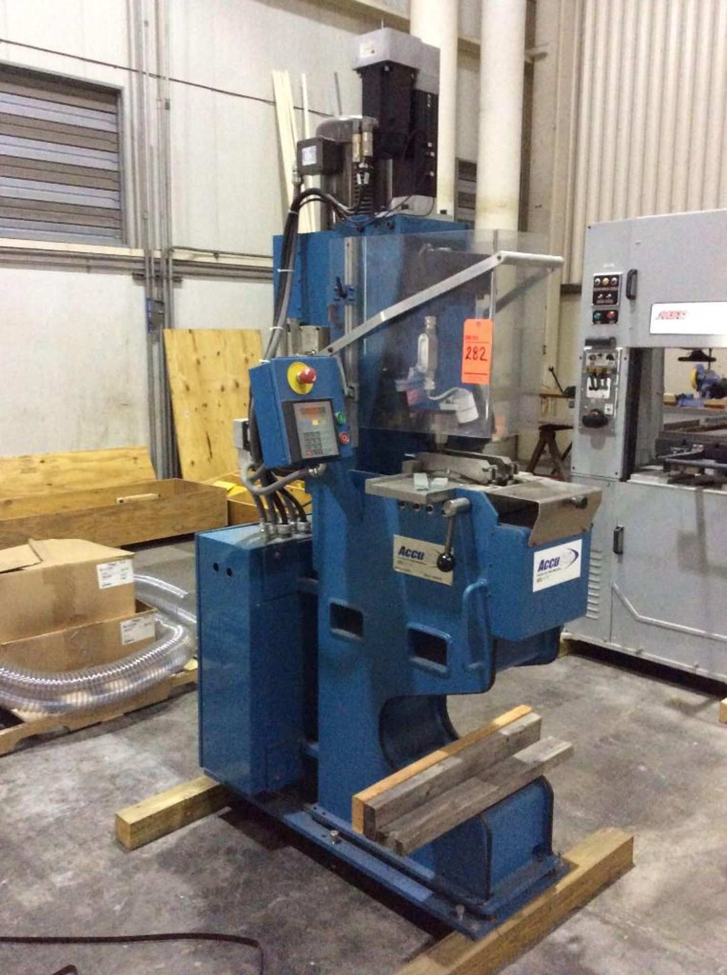 GTC accu-stir friction welder, mn 1028-001, sn 3 with DRO, 5 hp motor, 3 phase