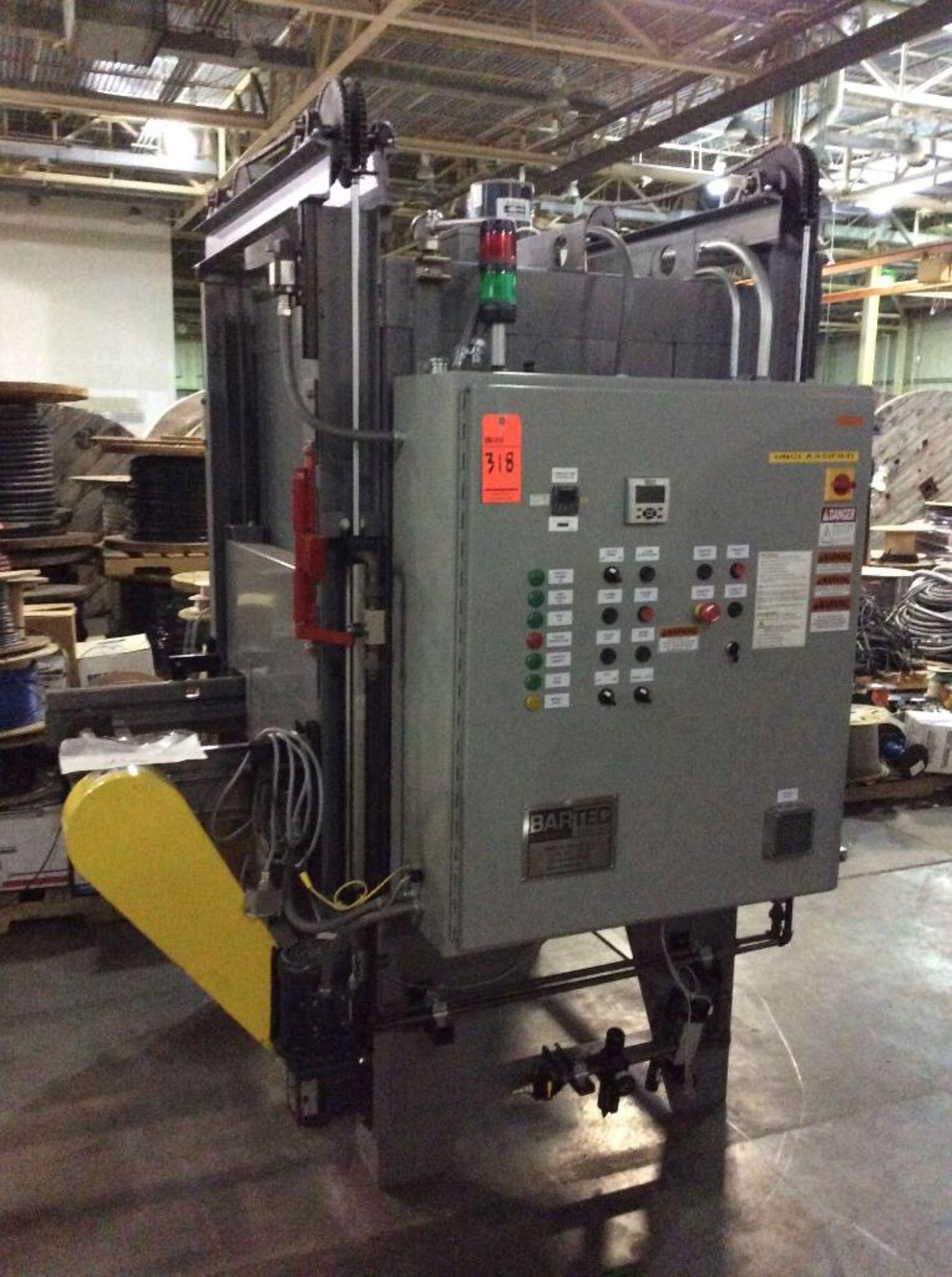 Bartec potting line consisting of Bartec oven, approx 6' x 6' x 7' high flow thru style mn TOPFLOW/