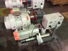 Pfeiffer portable twin vacuum pump set with controls, mn OKTA 250AM and REVODRY 50S