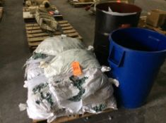 Lot of plastic media, 1 3/8" x 1/2" Tristart Star (estimated at 1000 lbs)